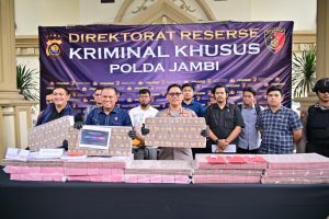 Ditreskrimsus Polda Jambi Ungkap Pembobolan Bank Jambi Rp144,82 Miliar, Tiga Tersangka Diamankan